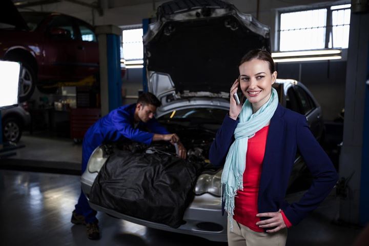 While your vehicle is being repaired, we will provide you with updates by phone!