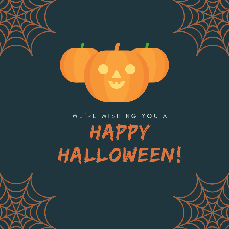 We hope you all have a spookily good Halloween!
…